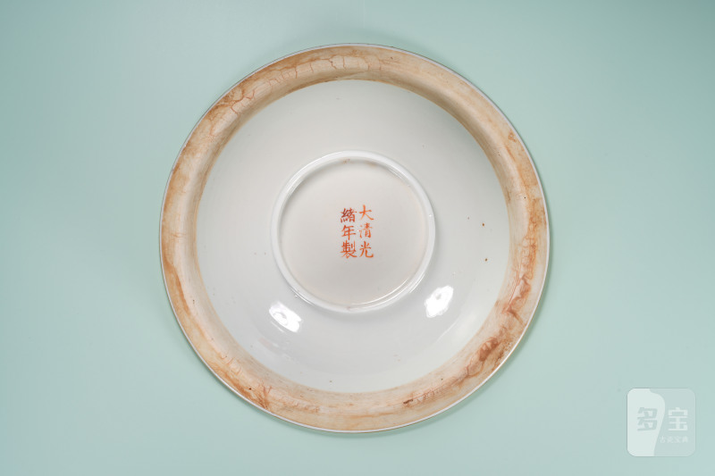 清光绪 粉彩百寿图温碗 - 图3